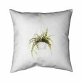 Begin Home Decor 20 x 20 in. Suspended Fern-Double Sided Print Indoor Pillow 5541-2020-FL307